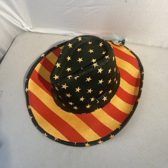 24/7 Life Other - *NEW* NWT 24/7 Life Cowboy Hat American Flag Patriotic Stars And Stripes